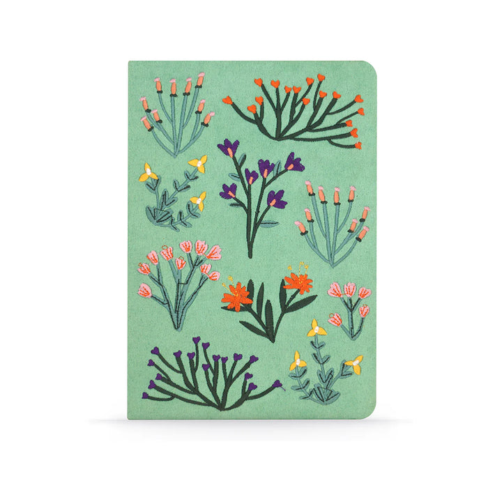 Petite Blooms Embroidered Journal