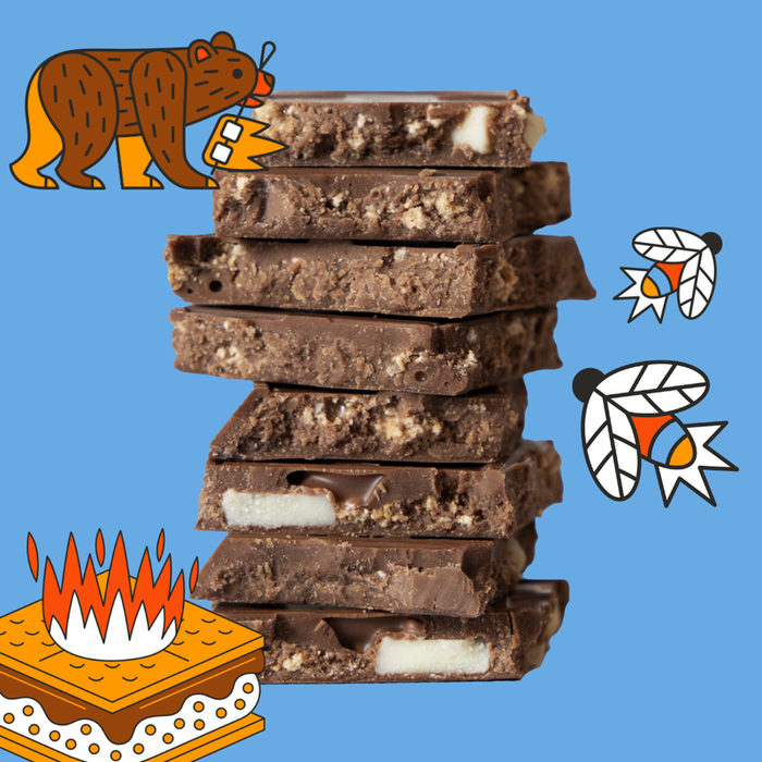 Cabin S'mores Truffle Bar