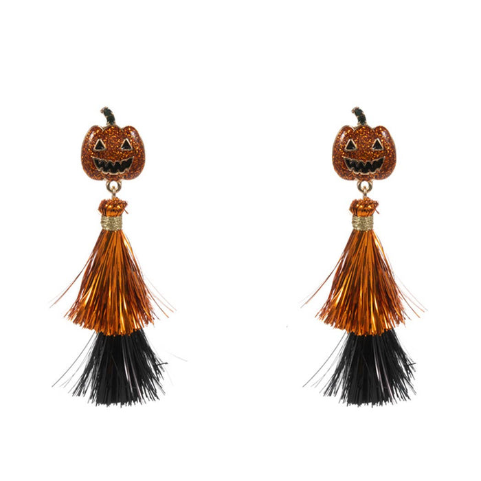 Halloween Characters w Tassel Post Earring