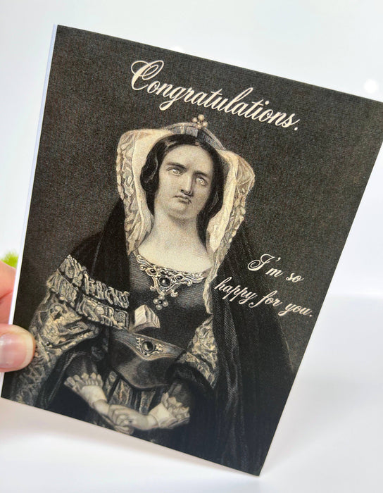 So Happy for You Funny Congratulations Card