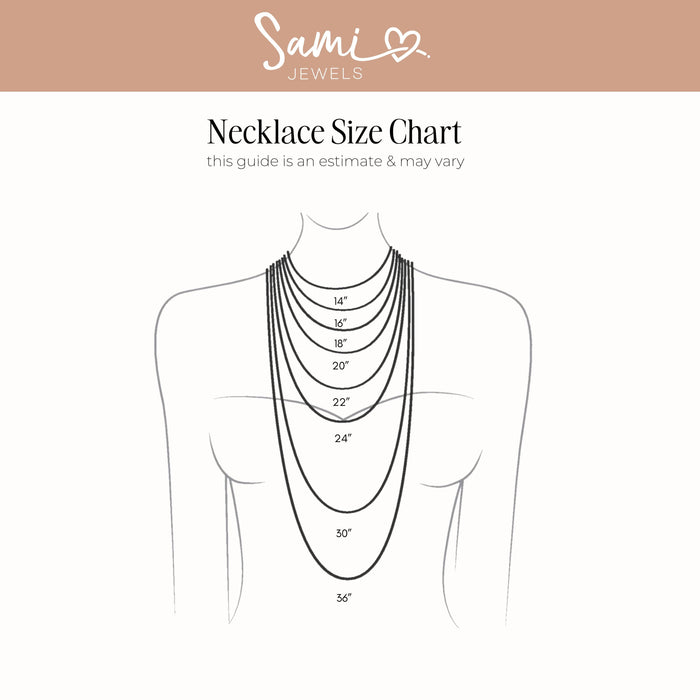 Gradient Bezel Tennis Necklace