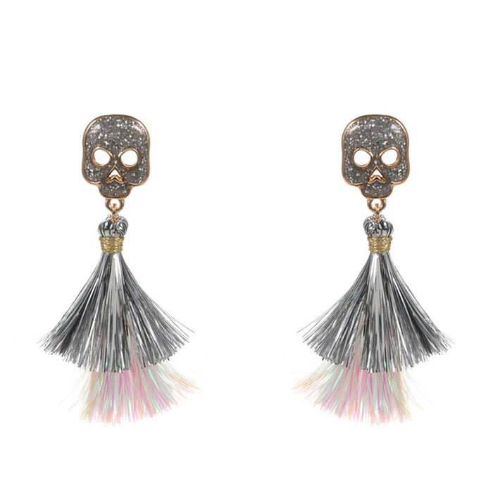 Halloween Characters w Tassel Post Earring