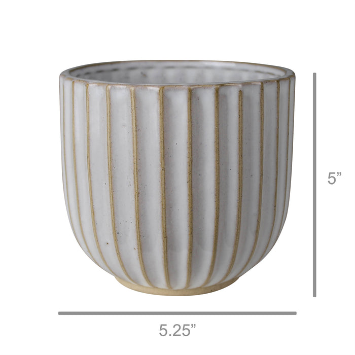 Lyna Scalloped Cachepot