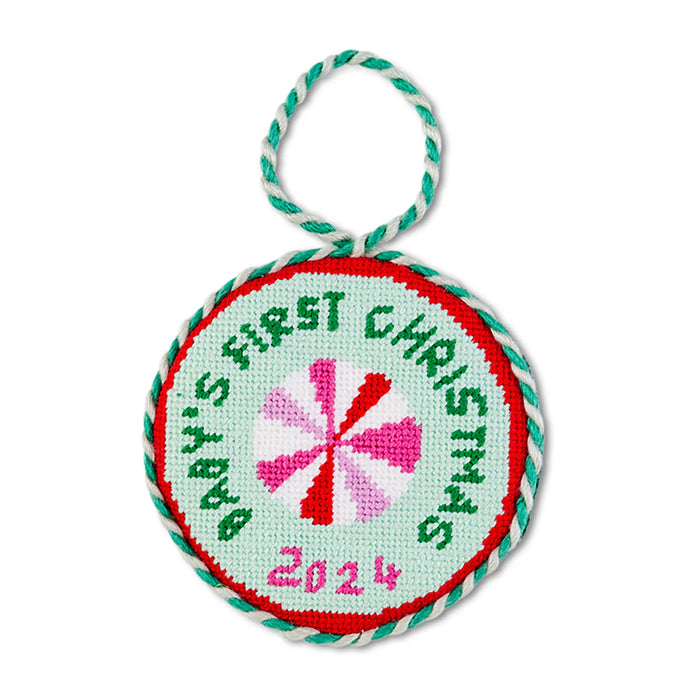 Baby's First Christmas Needlepoint Ornament