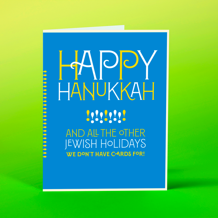 All the Jewish Hanukkah Card