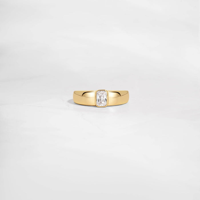 Baguette Dome Ring