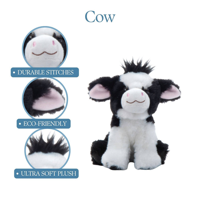 6" (14cm) Babiez Wild Onez Cow Farm/Barnyard Animal