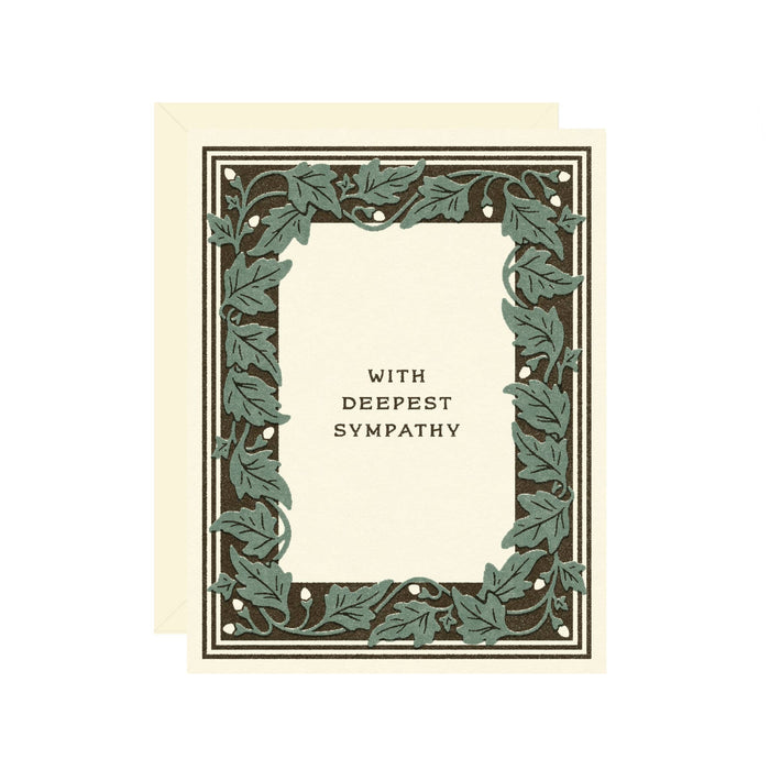 With Deepest Sympathy Greeting Card