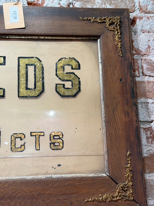 Early Late 1800s 1900s Hand Painted Antique Beds 50 cents Hotel Sign