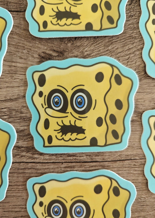 Water! - Cute Funny Spongebob Squarepants Vinyl Sticker