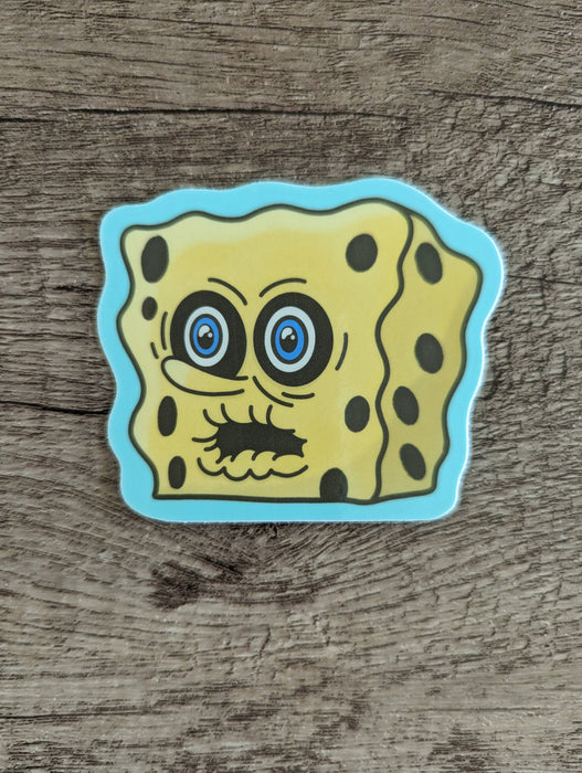 Water! - Cute Funny Spongebob Squarepants Vinyl Sticker