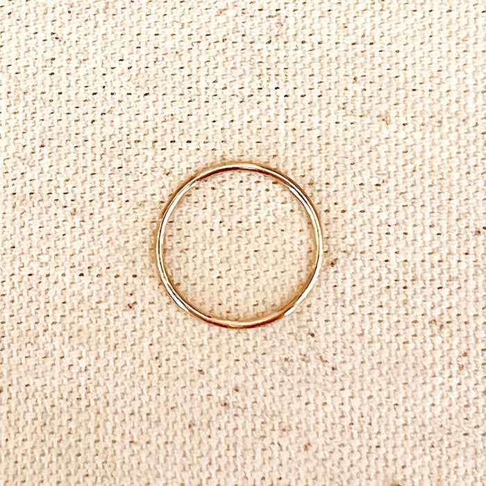 14k Gold Filled 1mm Plain Stackable Ring