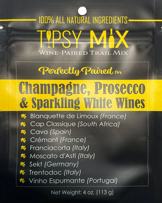 Wine Trail Mix: Champagne, Prosecco, Sparkling White Wine