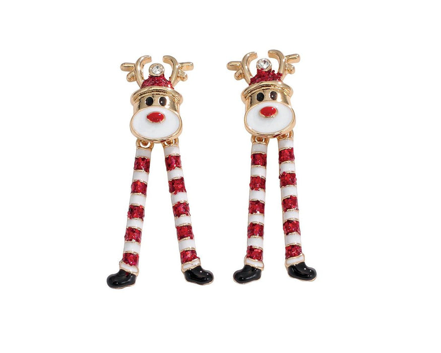 Dancing Rudolph Earrings