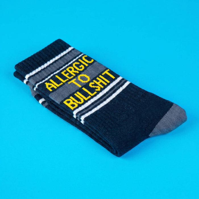 Allergic To Bullshit Gym Crew Socks
