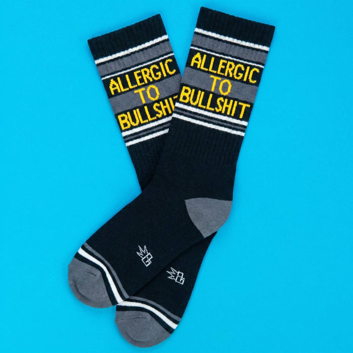 Allergic To Bullshit Gym Crew Socks