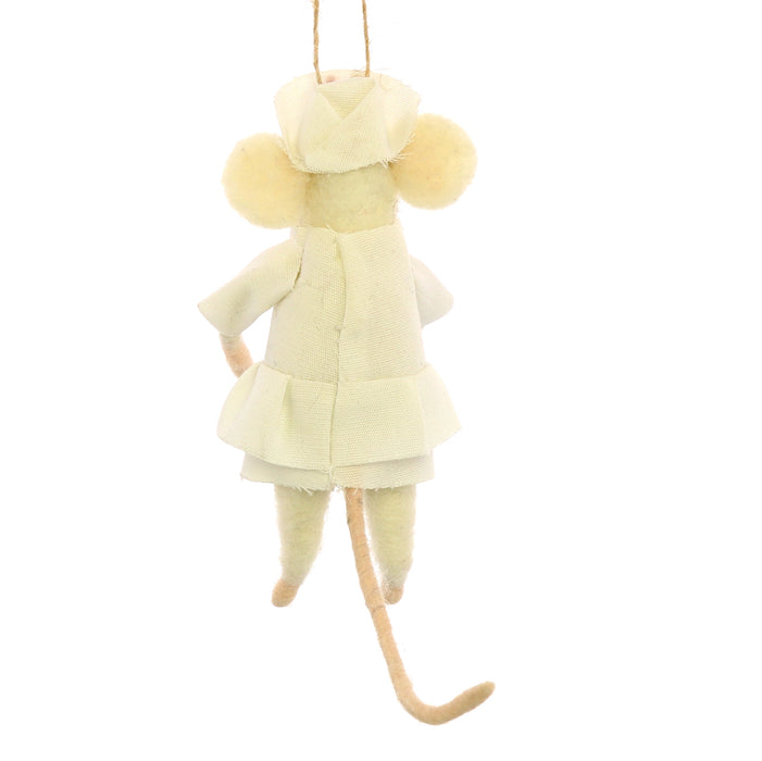 Nurse Mouse Ornament