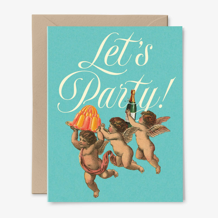 Let's Party  | Birthday Card | Vintage Art