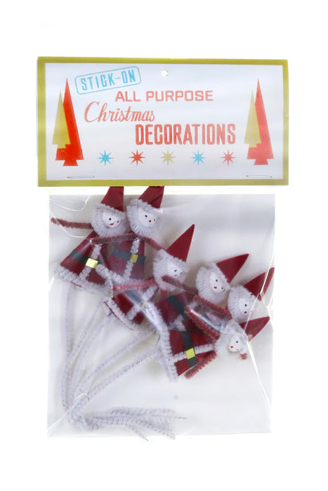 Vintage Santa Trim 2 Pack