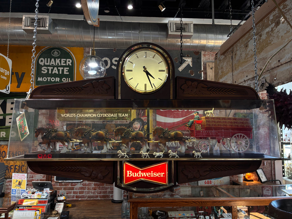 Vintage Budweiser Clydesdale Hanging Light