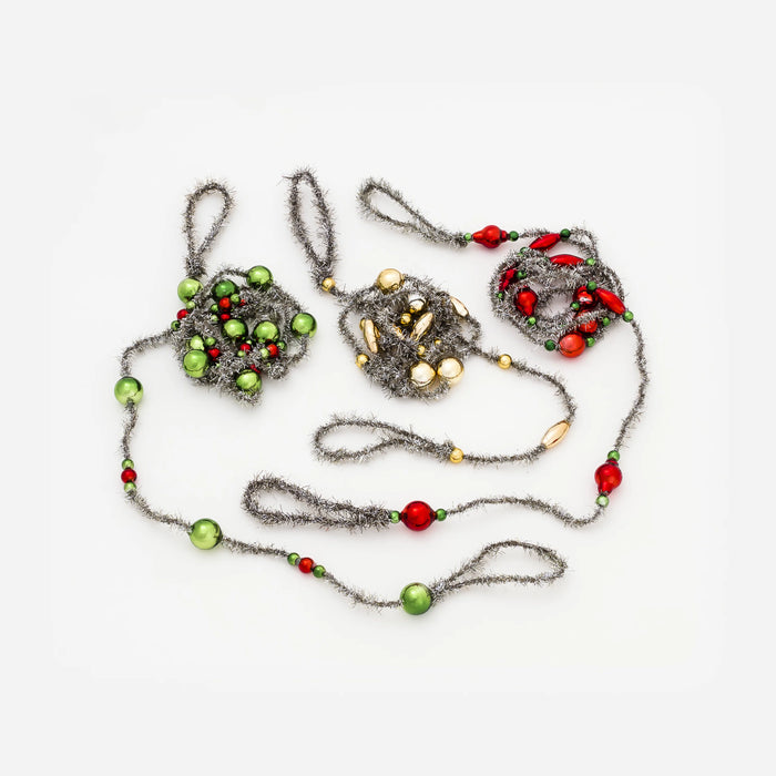Tinsel Mercury Glass Garland