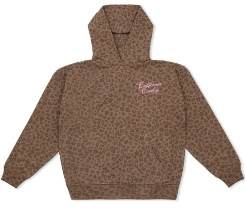 SLO California Cowboy Leopard Hoodie
