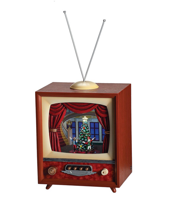 8.25" H LED Musical TV - Nutcracker