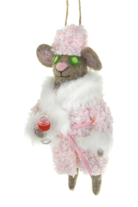 Pampered Mouse Ornament