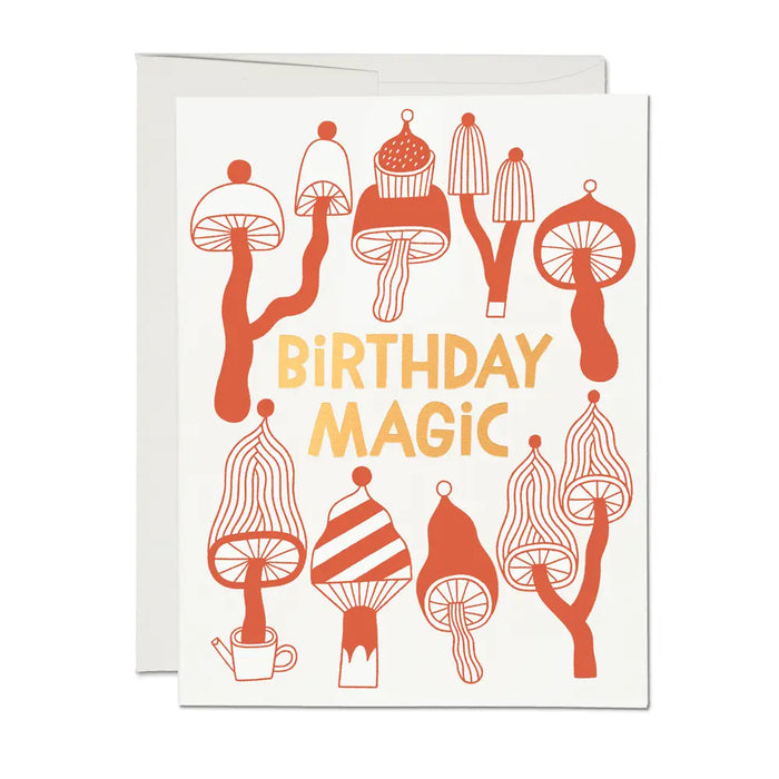 Mushroom Magic Birthday Card