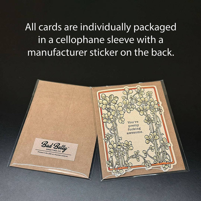 Grumpy Santa Funny Vintage Christmas Card