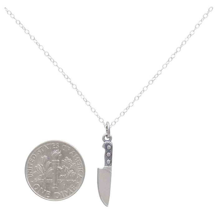 Sterling Silver Kitchen Knife Necklace