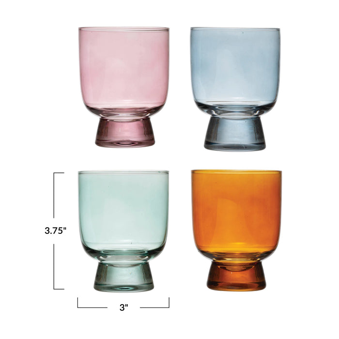 6oz. Colored Drinking Glass