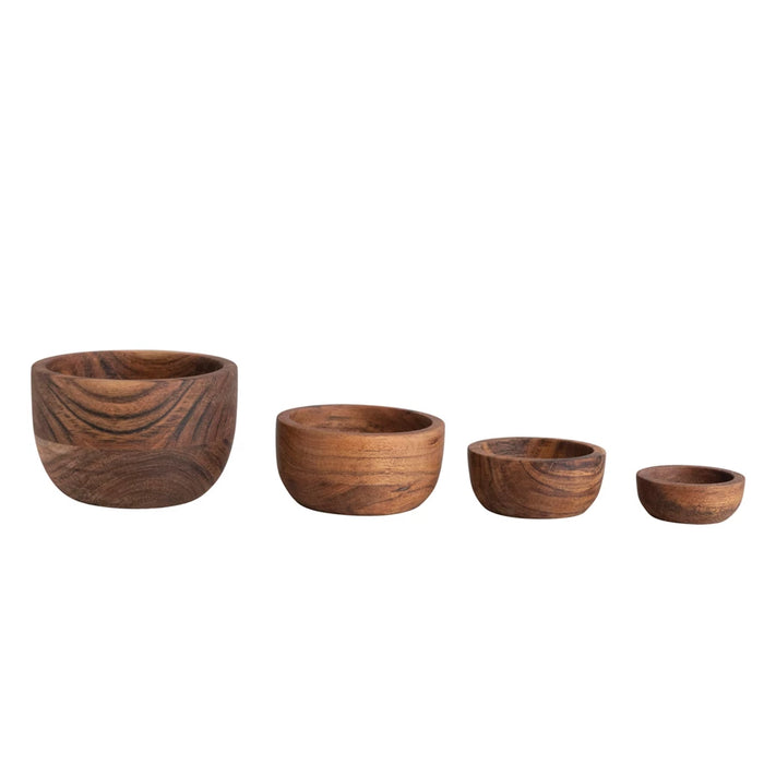 Acacia Wood Nesting Bowl