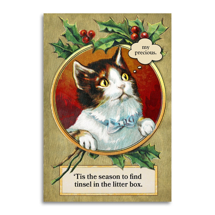 Cat Lover Christmas Card