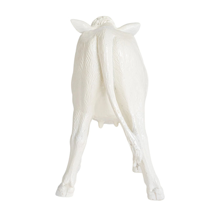 White Cow Taper Candle Holder