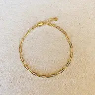 Short Link Paperclip Bracelet