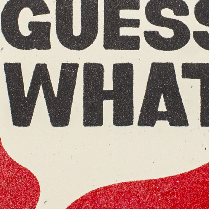 Guess What - Risograph Card