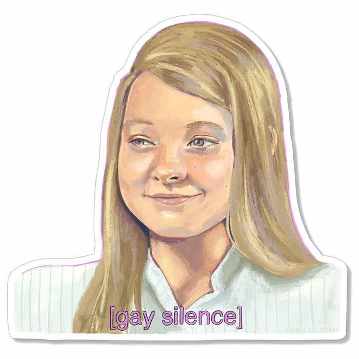 Jodie Foster Gay Silence Meme Sticker