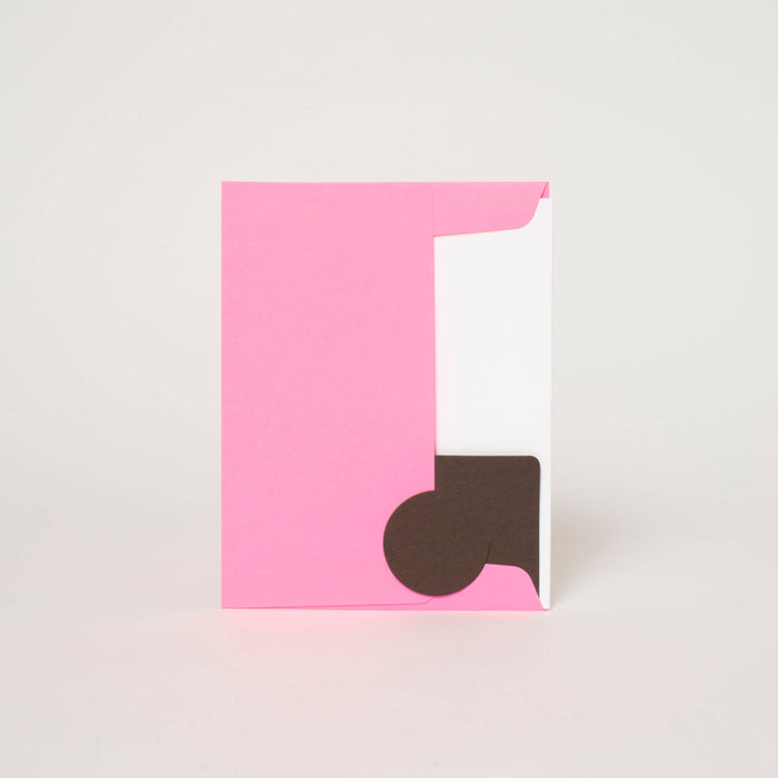Happy Birthday Smiley Letterpress Greeting Card by Ashkahn