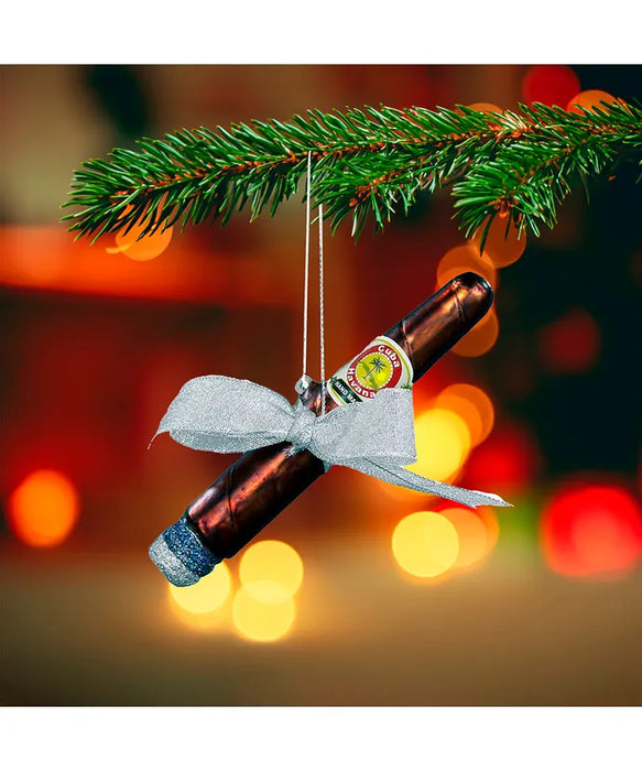 Cigar w/ Bow Ornament