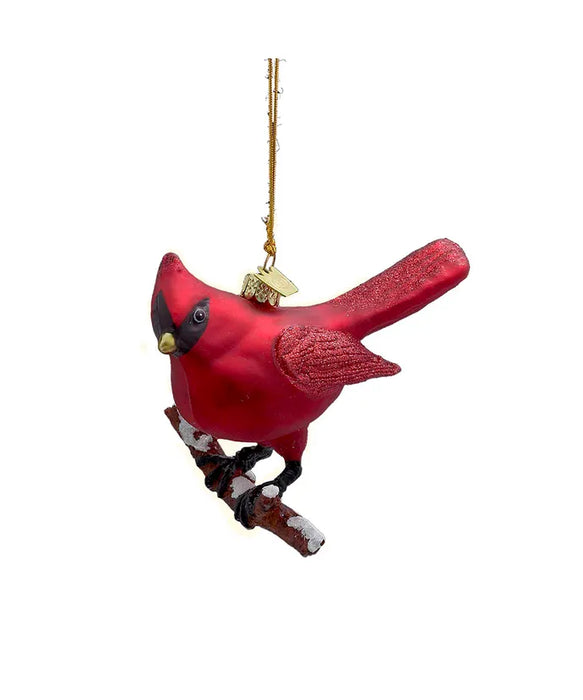 Noble Gems Glass Cardinal Ornament