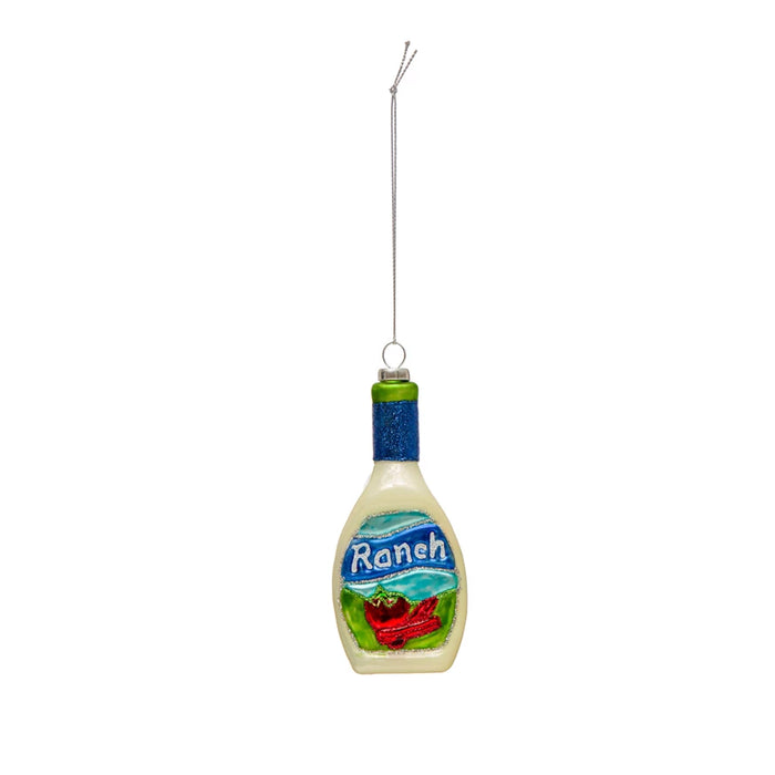 Ranch Dressing Ornament Glass