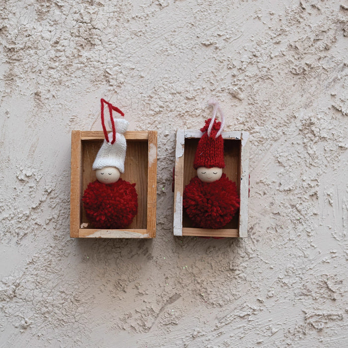 Pom Pom Person Ornament