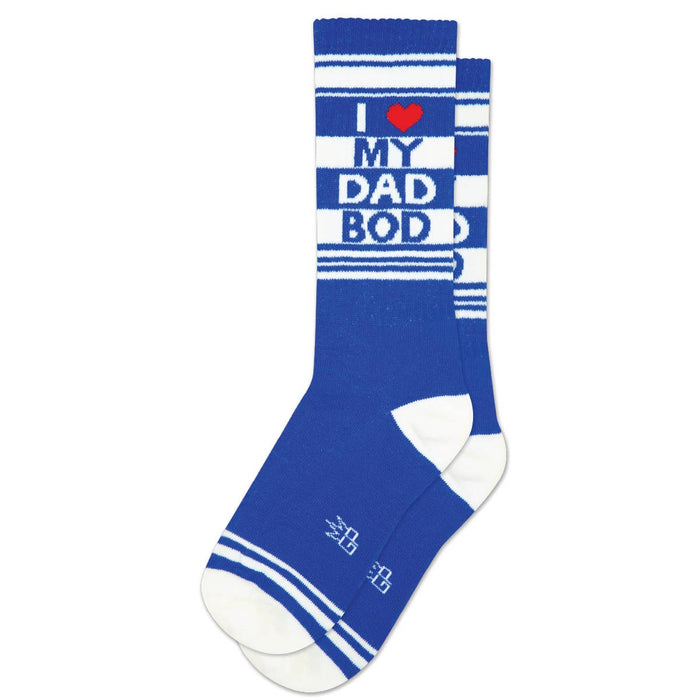 I Love My Dad Bod Gym Crew Socks