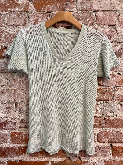 Vintage XS Mesh V Neck Shirt